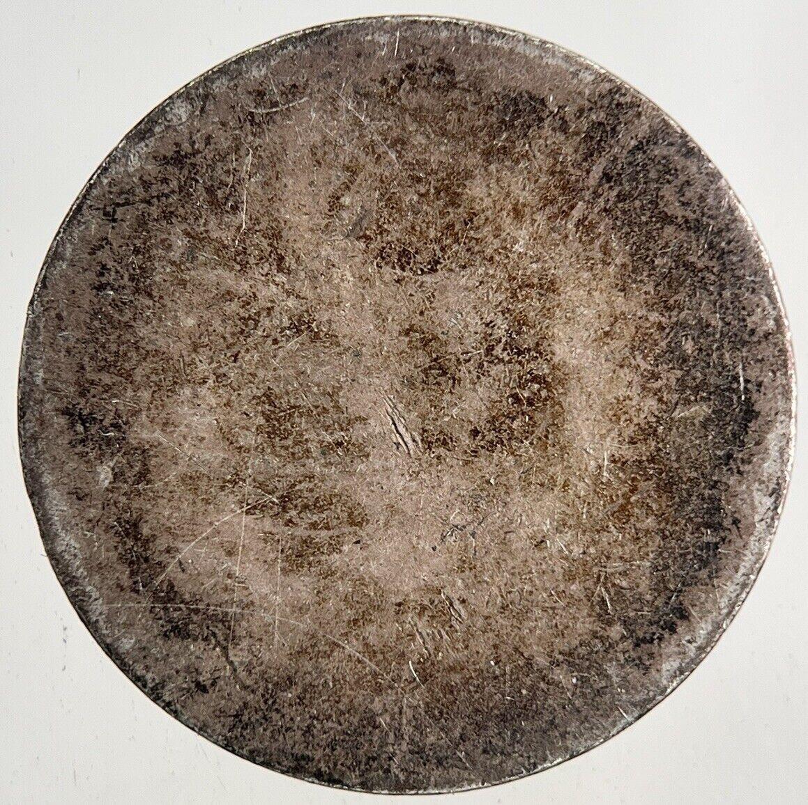 British Victoria Silver Sixpence Coin | Worn Grade