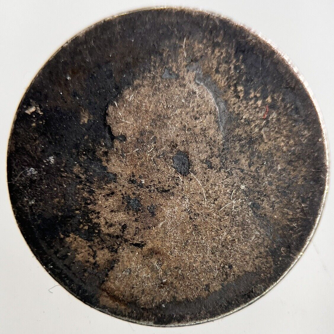 British Victoria Sixpence Silver Coin | Worn Grade