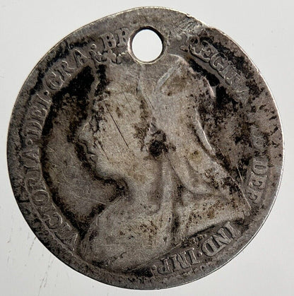 British Victoria Threepence Silver Coin | Fair Grade | a6064