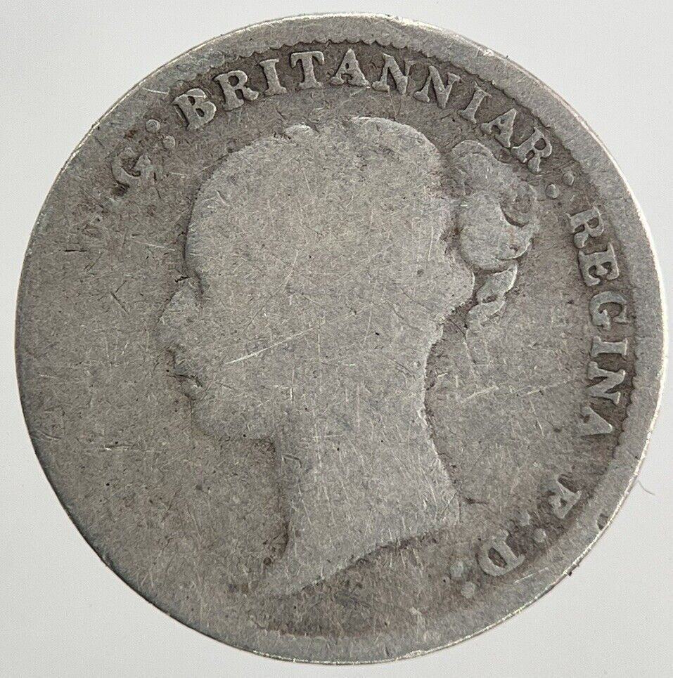 British Victoria Threepence Silver Coin | Fair Grade