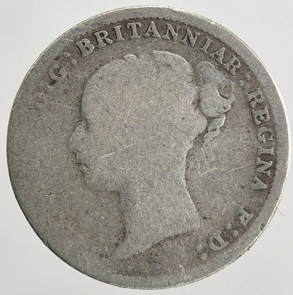 British Victoria Threepence Silver Coin | Fair Grade