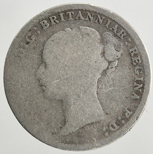 British Victoria Threepence Silver Coin | Fair Grade