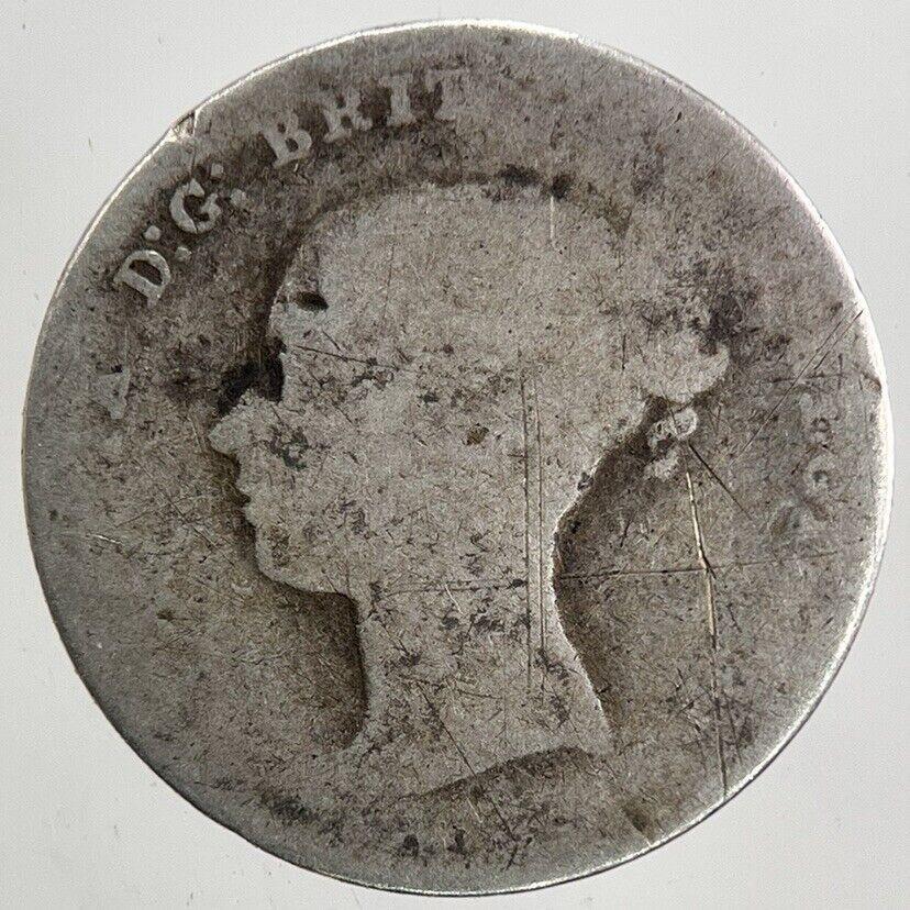 British Victoria Threepence Silver Coin | Fair Grade