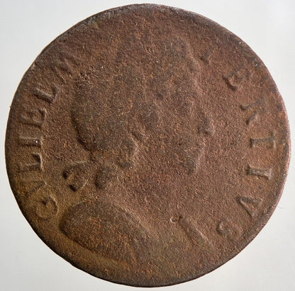 British William III 3rd Half-Penny Coin | Collectable Grade