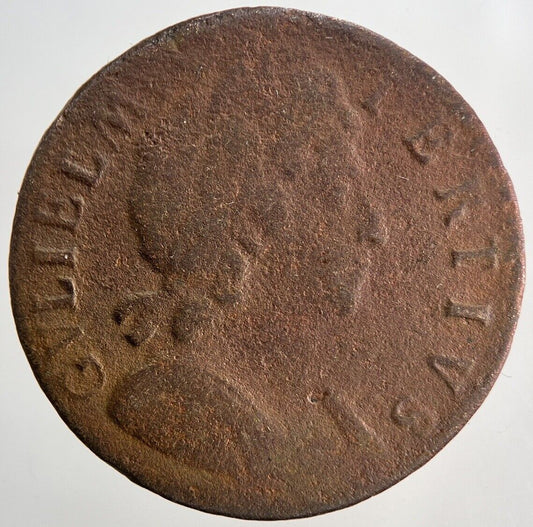 British William III 3rd Half-Penny Coin | Collectable Grade