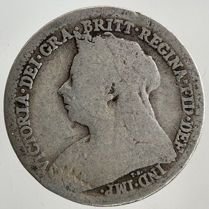 British Victoria Threepence Silver Coin | Fair Grade