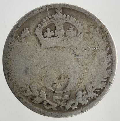 British Victoria Threepence Silver Coin | Fair Grade