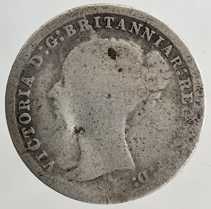 British Victoria Threepence Silver Coin | Fair Grade