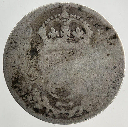 British Victoria Threepence Silver Coin | Fair Grade