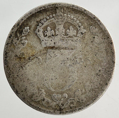 British Victoria Threepence Silver Coin | Fair Grade