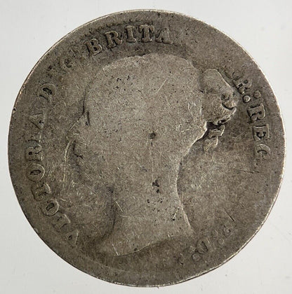 British Victoria Threepence Silver Coin | Fair Grade