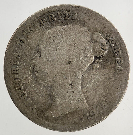 British Victoria Threepence Silver Coin | Fair Grade