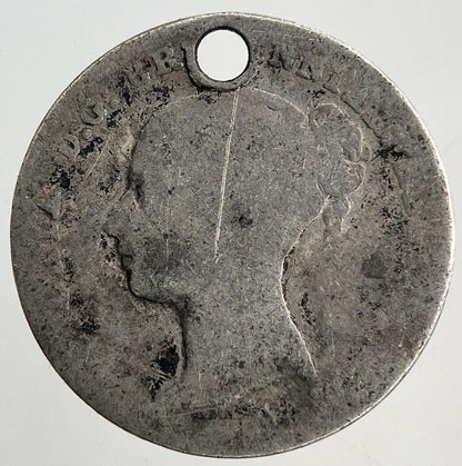 British Victoria Threepence Silver Coin | Fair Grade