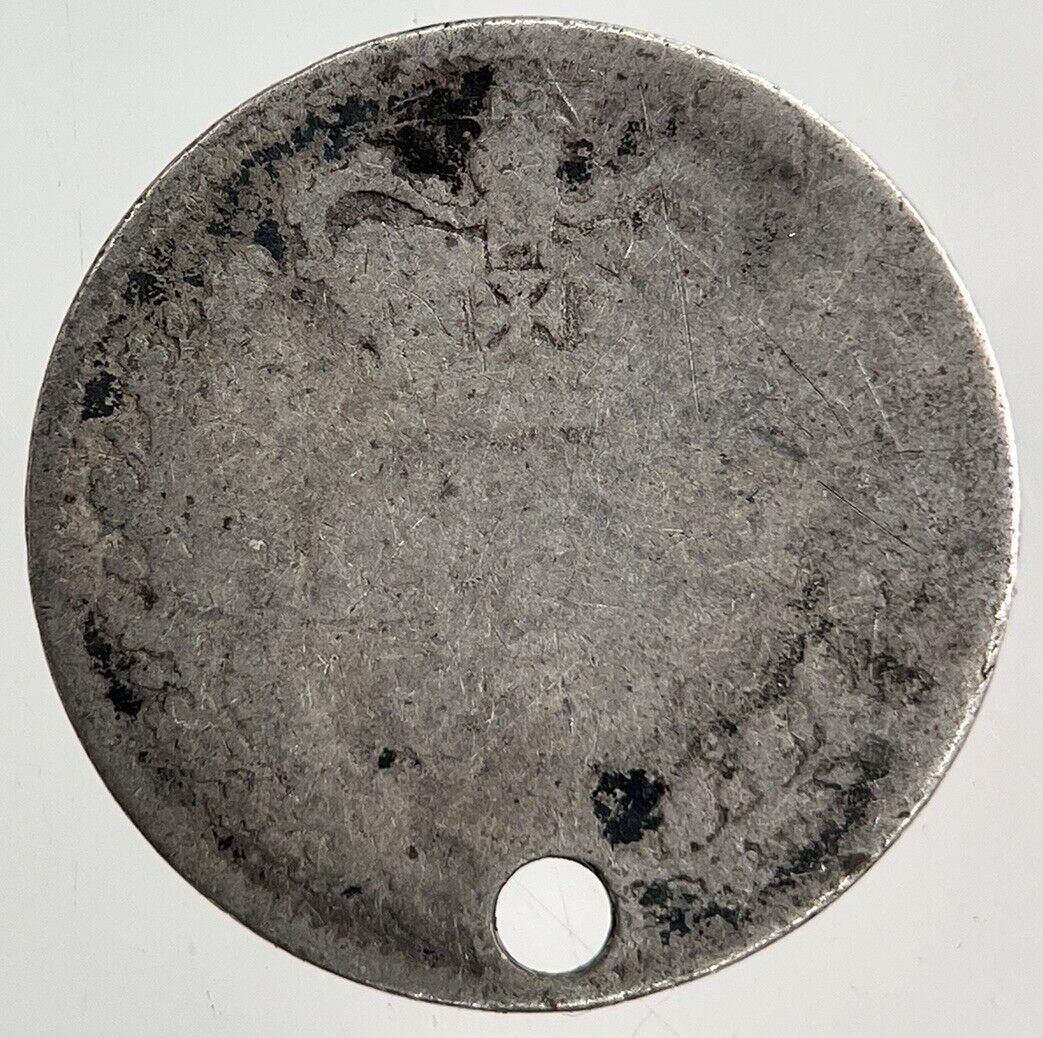 British Victoria Threepence Silver Coin | Fair Grade