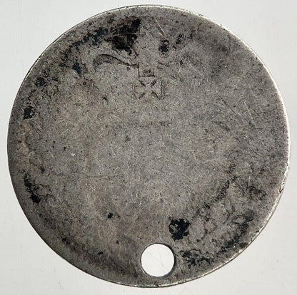 British Victoria Threepence Silver Coin | Fair Grade