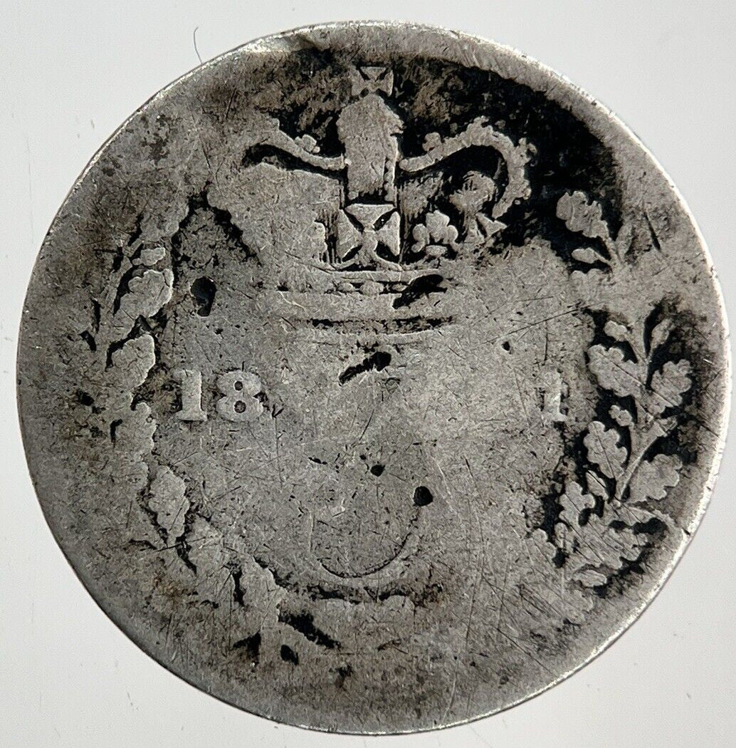 British Victoria Threepence Silver Coin | Fair Grade