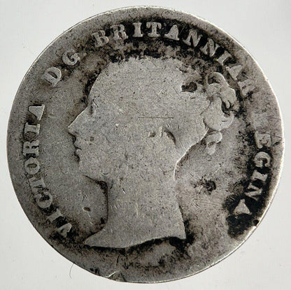 British Victoria Threepence Silver Coin | Fair Grade
