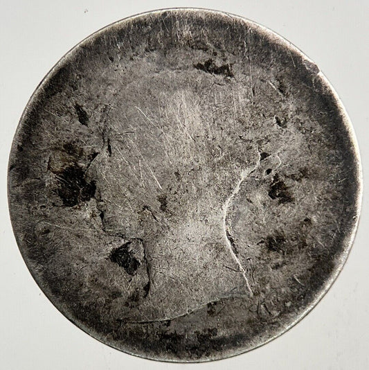 British Victoria Threepence Silver Coin | Fair Grade