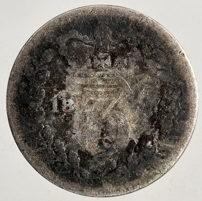 British Victoria Threepence Silver Coin | Fair Grade