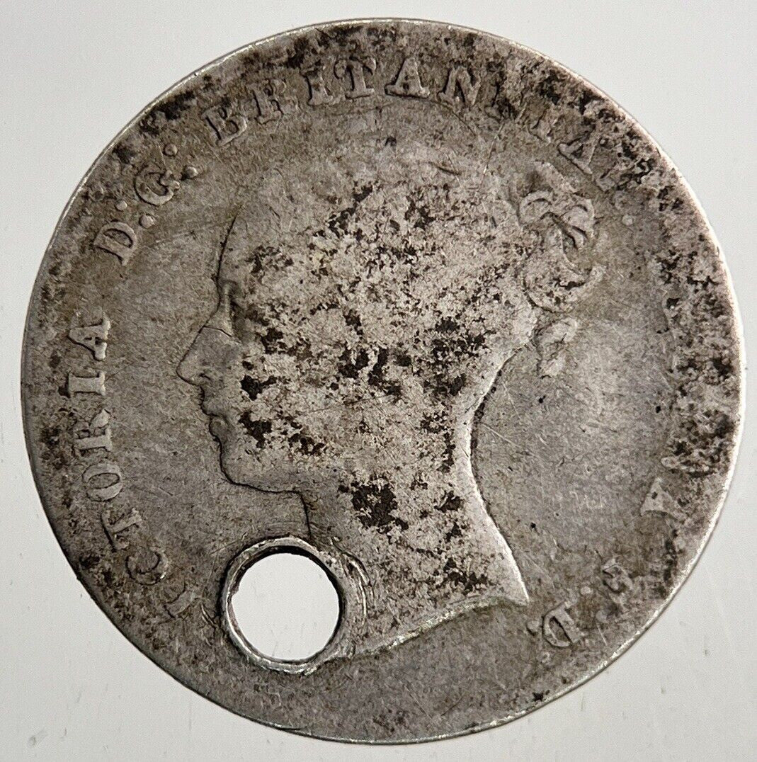 British Victoria Threepence Silver Coin | Fair Grade