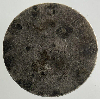 British Victoria Threepence Silver Coin | Worn Grade