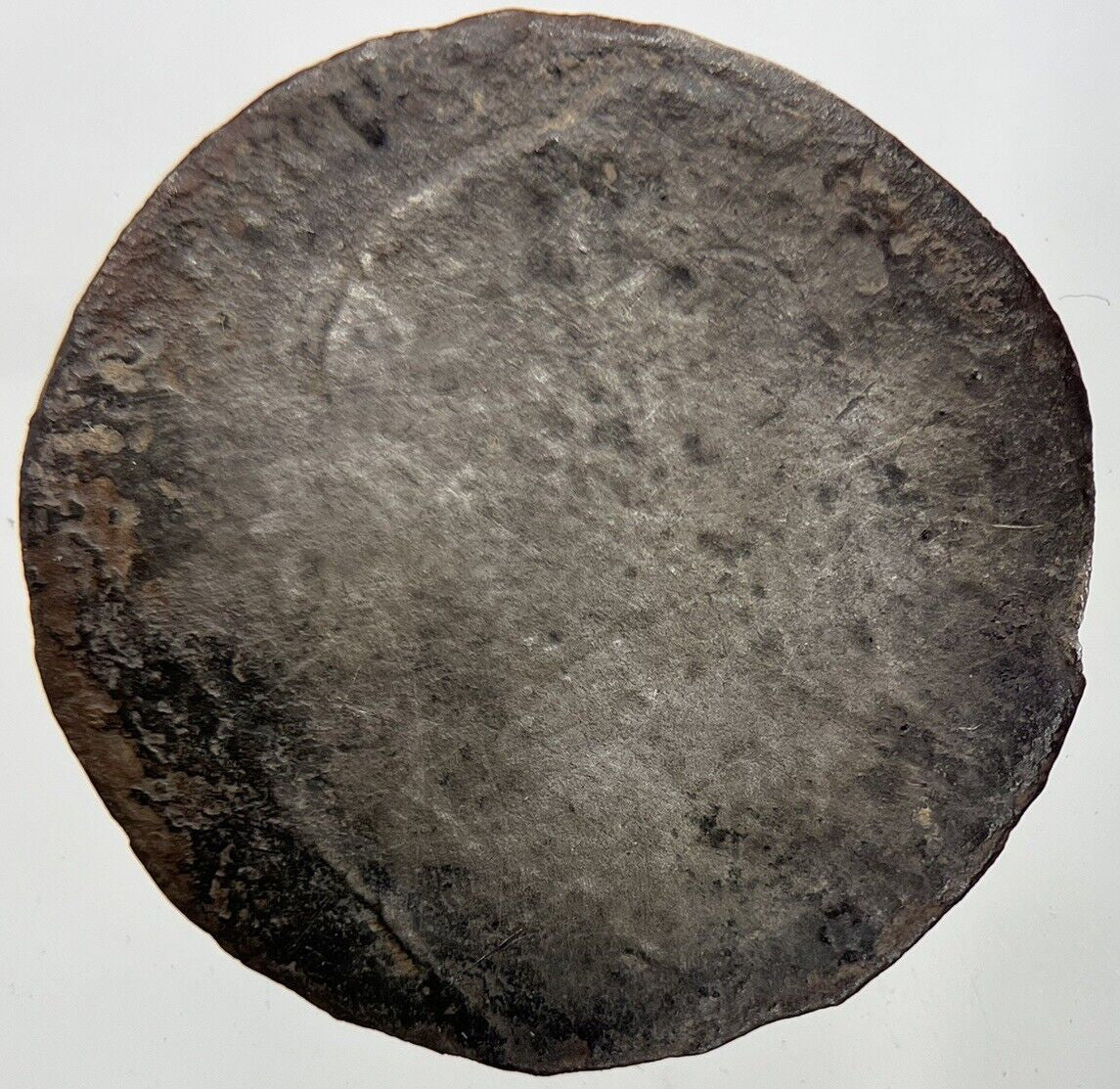 British William 3rd III Shilling Silver Coin | Worn Grade