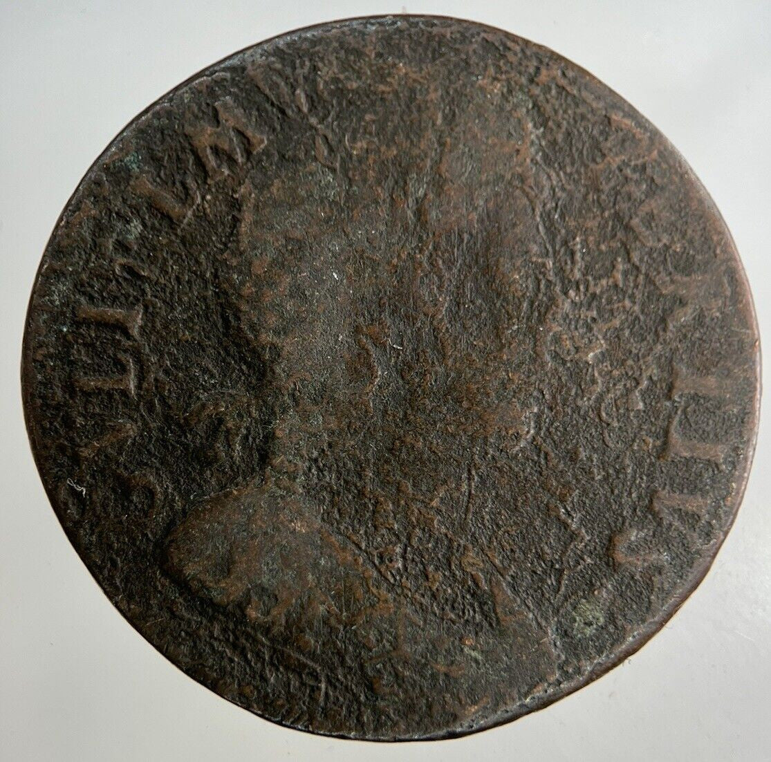 British William III 3rd Half-Penny Coin | Collectable Grade