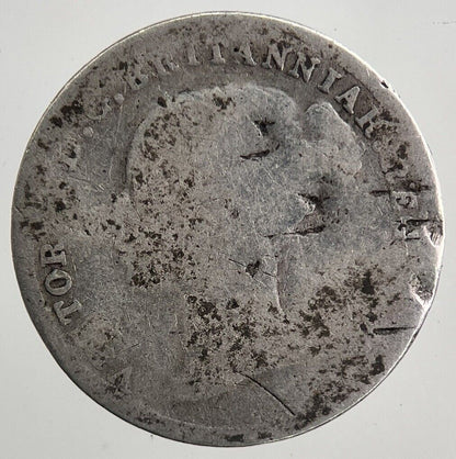 British Young Head Victoria Threepence Silver Coin | Fair Grade | a5574