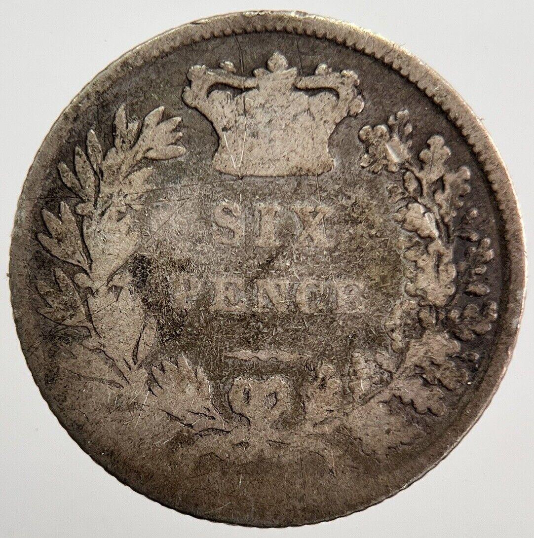 British William IV Sixpence Silver Coin | Fair Grade | a7205