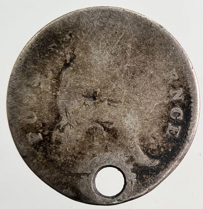 British William IV Groat Four-Pence Silver Coin | Fair Grade