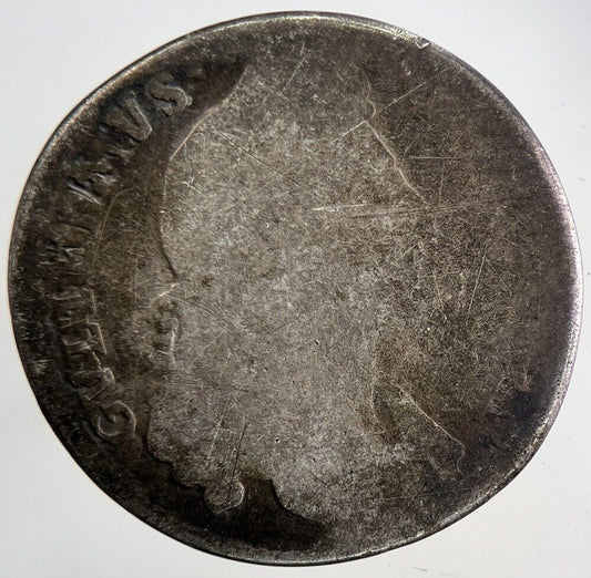 British William III 3rd Shilling Silver Coin | Fair Grade