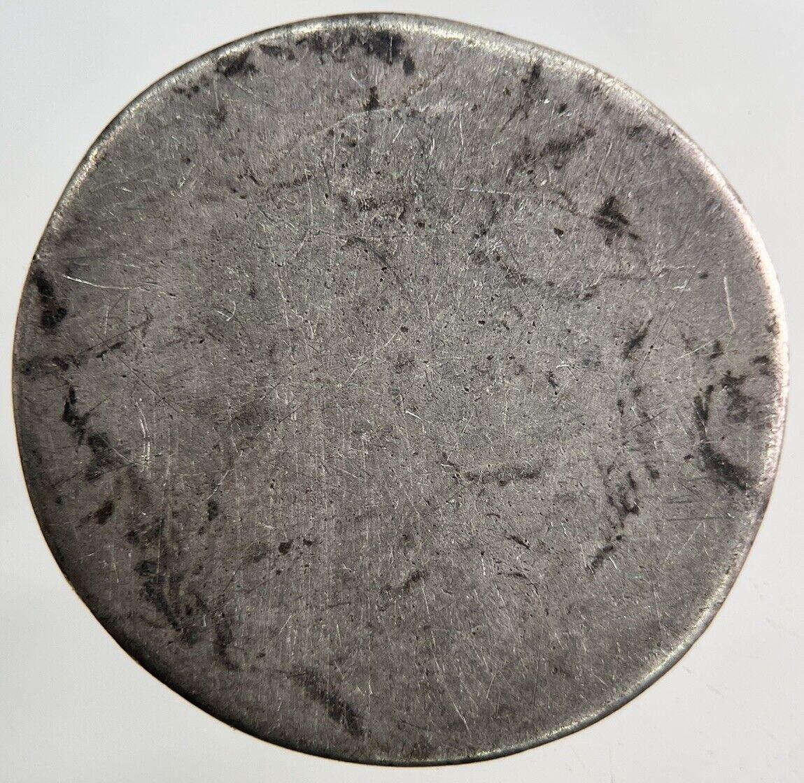 British William III 3rd Shilling Silver Coin | Worn Grade