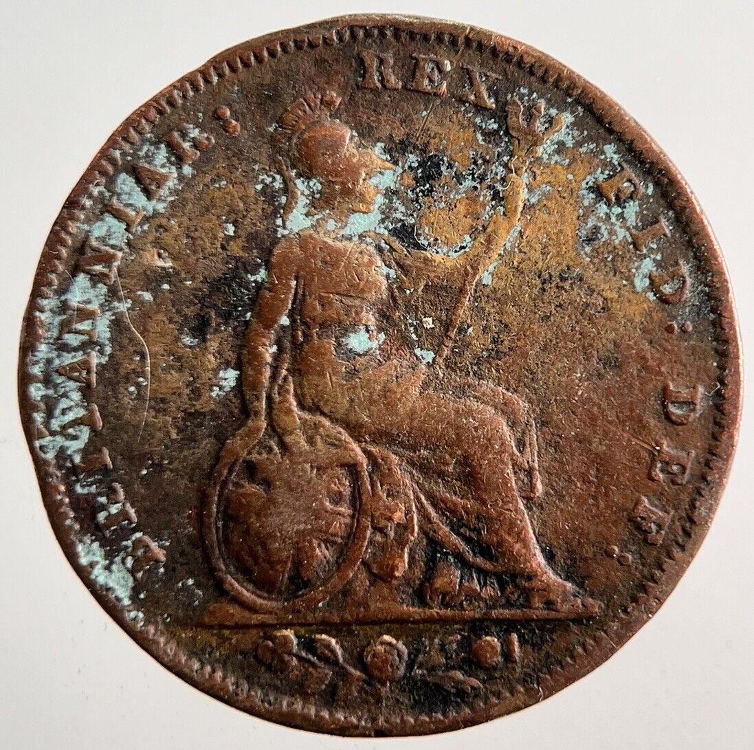 British William IV Farthing Coin | Collectable Grade