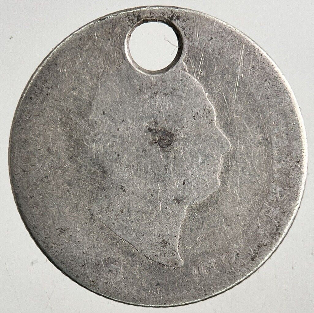 British William IV Four-Pence Groat Silver Coin | Fair Grade