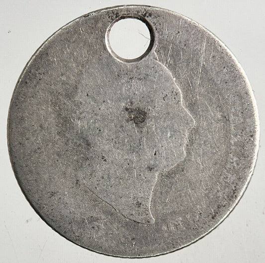 British William IV Four-Pence Groat Silver Coin | Fair Grade