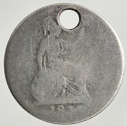 British William IV Four-Pence Groat Silver Coin | Fair Grade