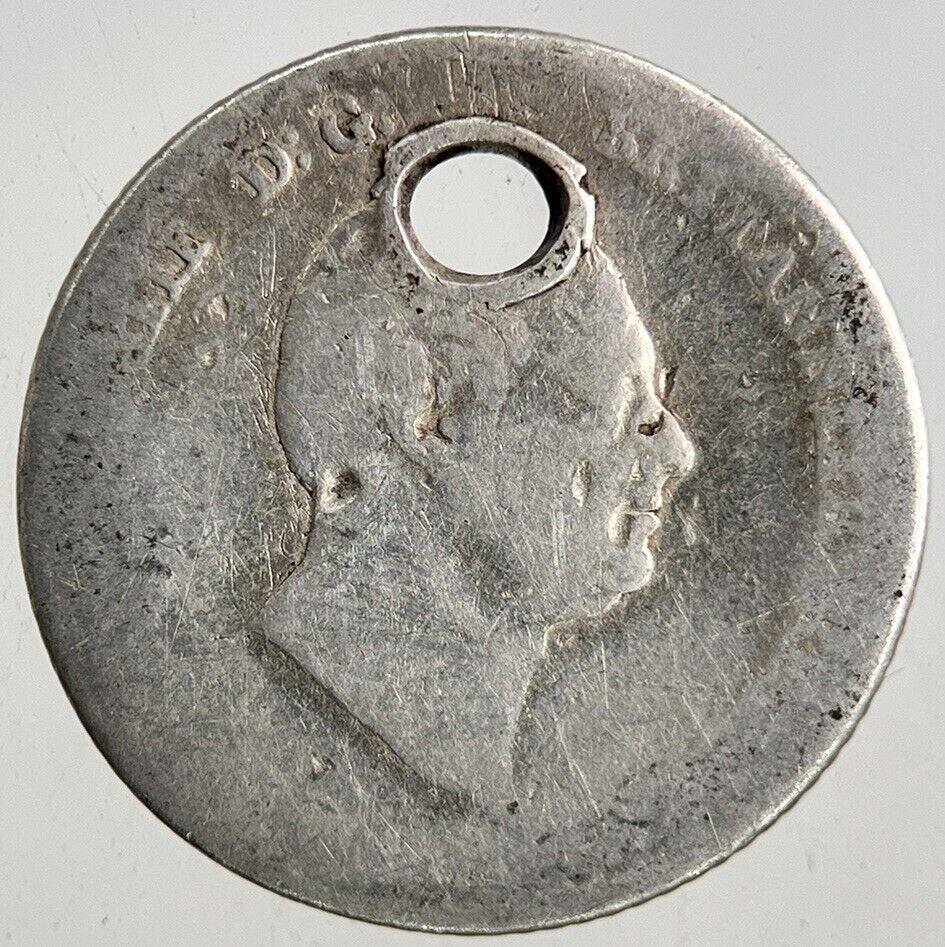 British William IV Four-Pence Groat Silver Coin | Fair Grade