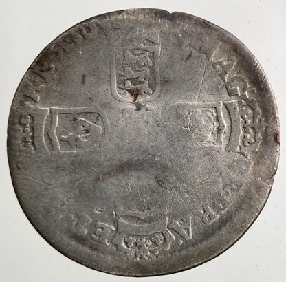 British William III 3rd Sixpence Silver Coin | Collectable Grade