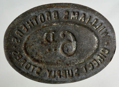 British Williams Bros Direct Supply Stores 6D Token Coin | Collectable Grade