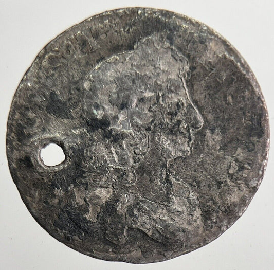 Charles II 2nd Maundy Threepence Silver Coin | Fair Grade | a8237