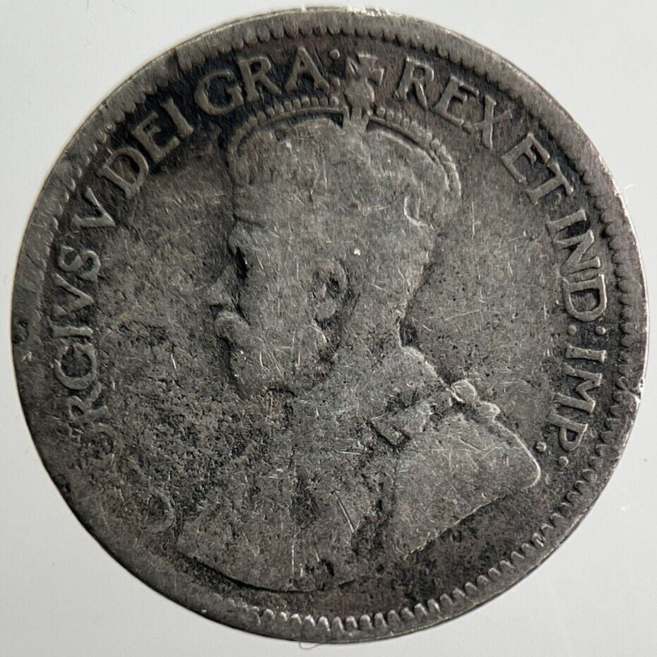 Canadian George V 10 Cents Silver Coin | Fair Grade | a102