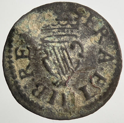 Charles II 2nd Irish Harp Farthing Coin | Fine Collectable Grade