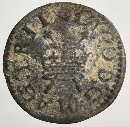 Charles II 2nd Irish Harp Farthing Coin | Fine Collectable Grade