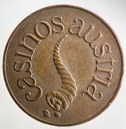 Casinos Austria 10 Casino Token Coin | Fine Collectable Grade