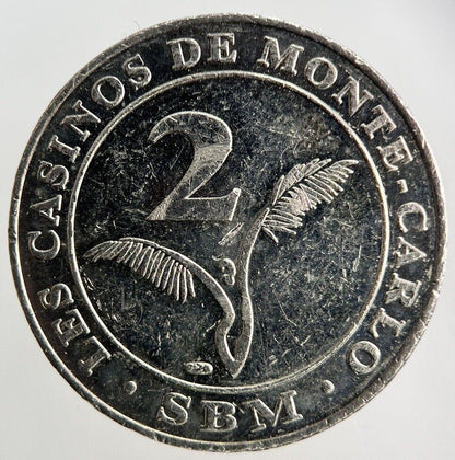 Casino De Monte-Carlo 2 Casino Token Coin | Fine Collectable Grade