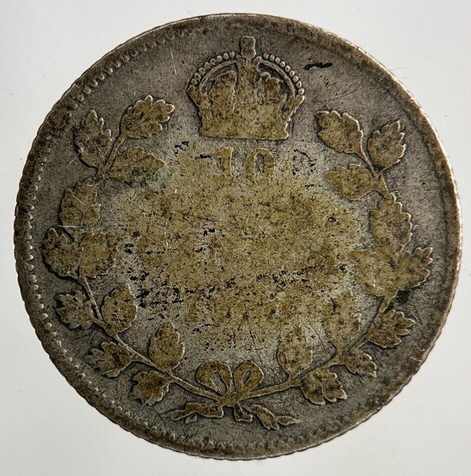 Canada 10 Cents Silver Coin | Fair Grade