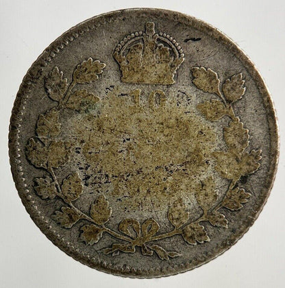 Canada 10 Cents Silver Coin | Fair Grade