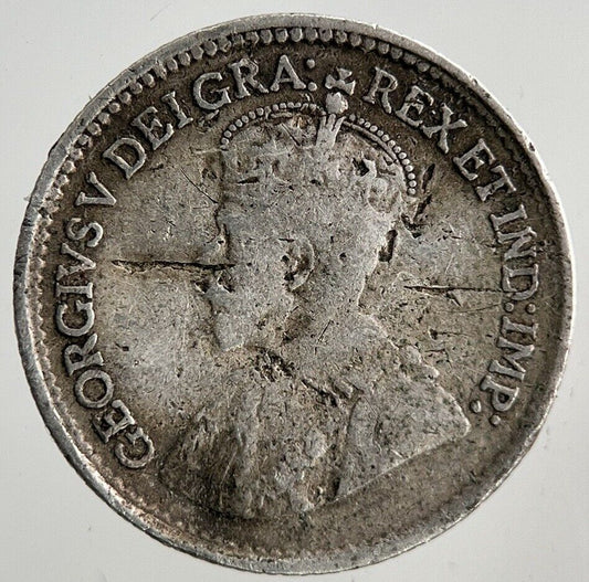 Canada 5 Cents Silver Coin | Fair Grade