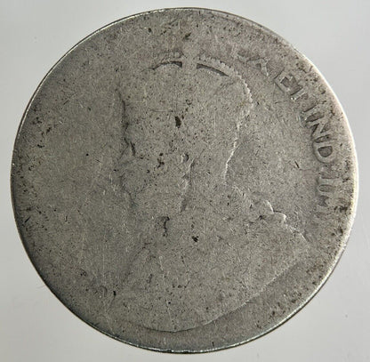 Canada 25 Cents Silver Coin | Fair Grade