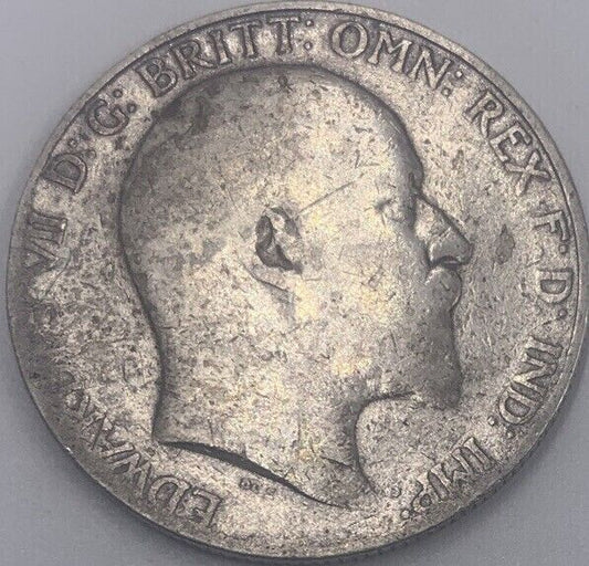 Edward VII Florin | British Silver Coin | Fair Grade | a22